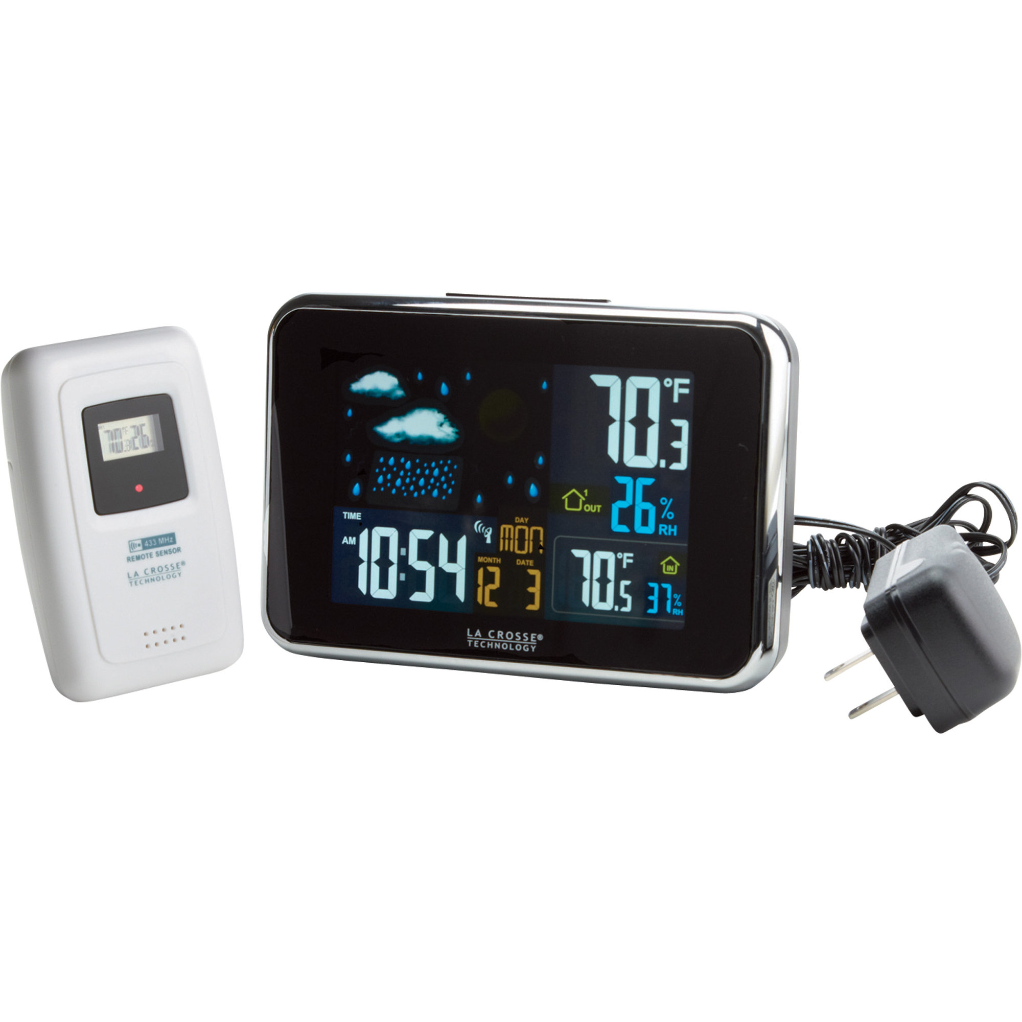 LaCrosse Technology Wireless Weather Station with Remote Sensor — Model ...